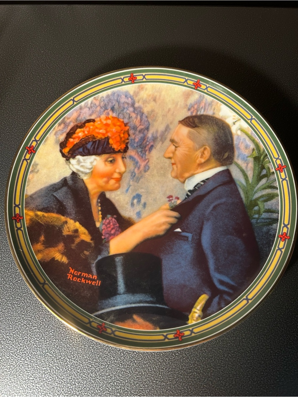 Norman Rockwell "Love's Reward" American Dream Collector Plate‎ Knowles 1987